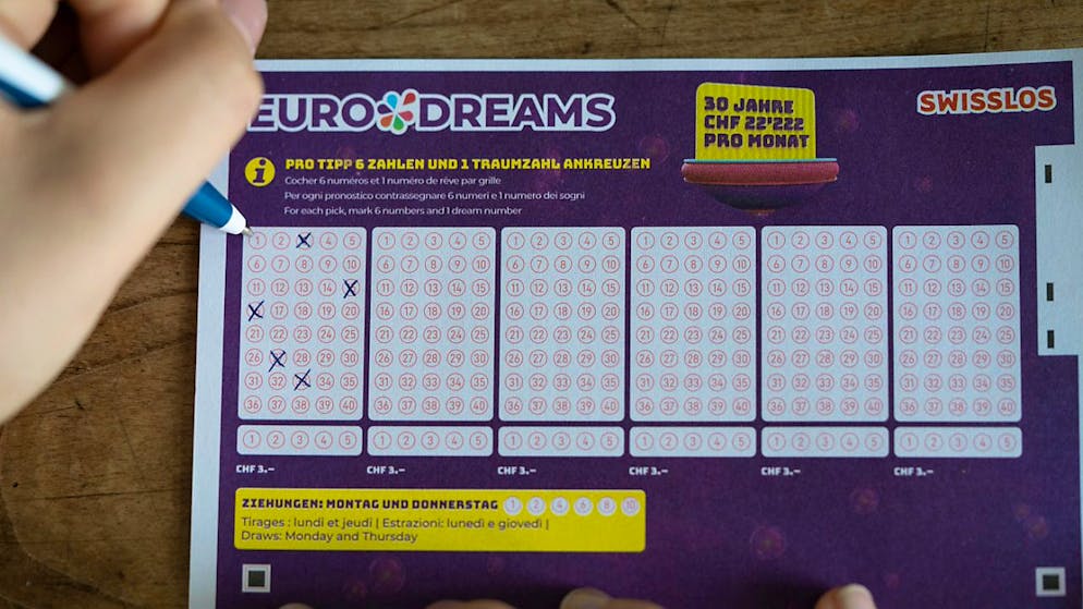 彩票：没有人在 Eurodreams 中获得正确的组合